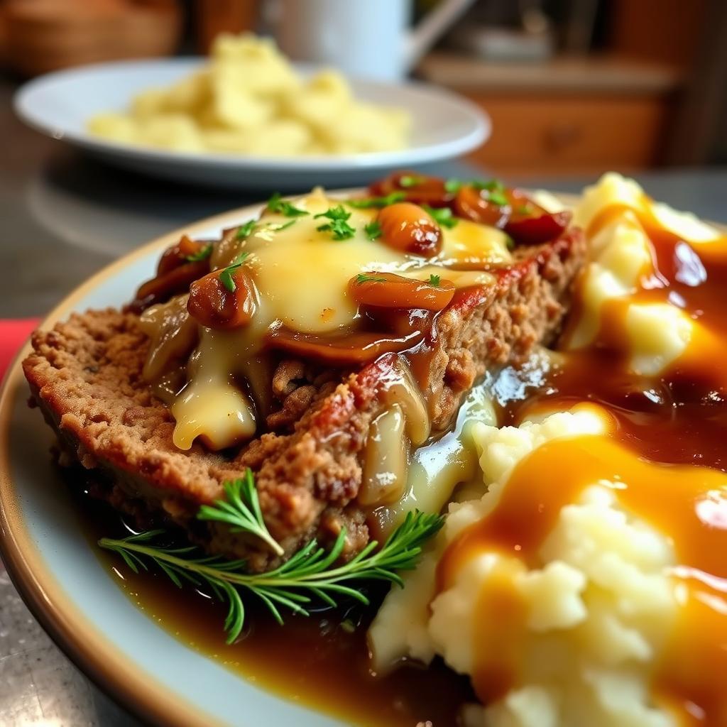 French Onion Meatloaf - Preparation