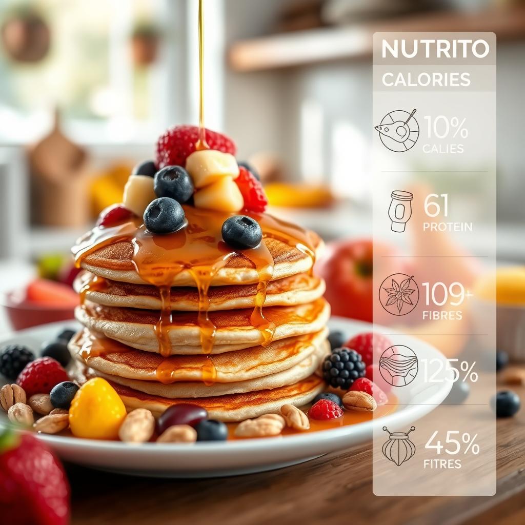 Is It OK to Have Pancakes for Breakfast? -  A beautifully arranged stack 