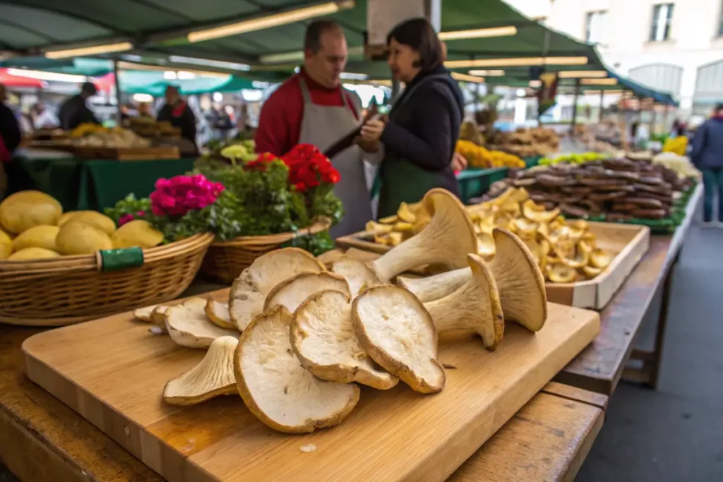 Fresh King Trumpet Mushrooms