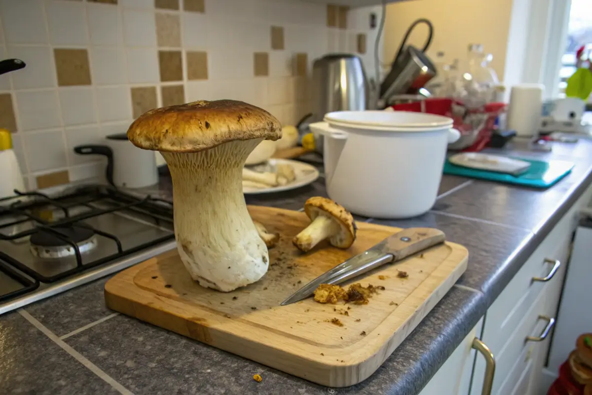 Can you eat the whole King Trumpet mushroom?